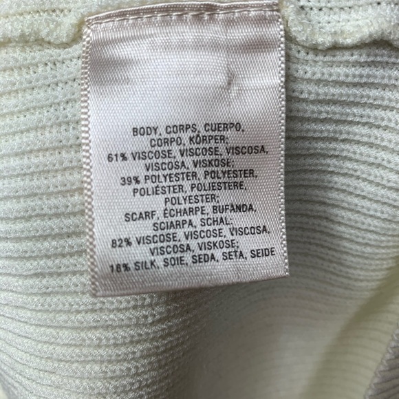 NWOT Moth Anthro Sleeveless Scarf Sweater - Picture 7 of 8